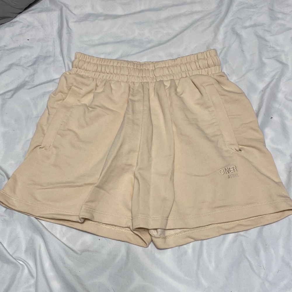 Oneractive classic lounge sweatshorts oatmeal small